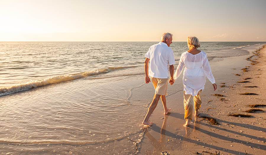 Older couple still in love